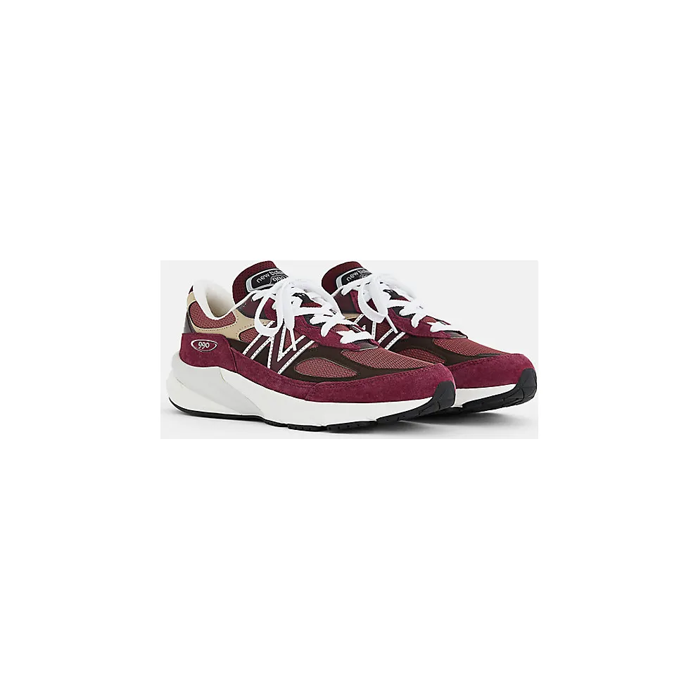 New Balance 990v6 MiUSA Teddy Santis Burgundy Tan (U990BT6)