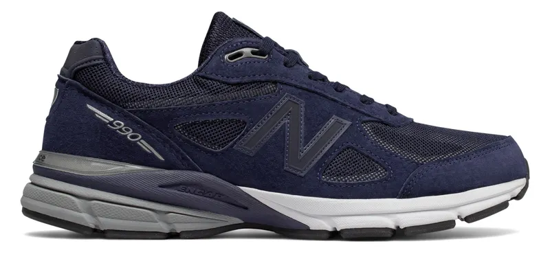 New Balance 990v4 Reflective Navy Navy (M990NLE4)
