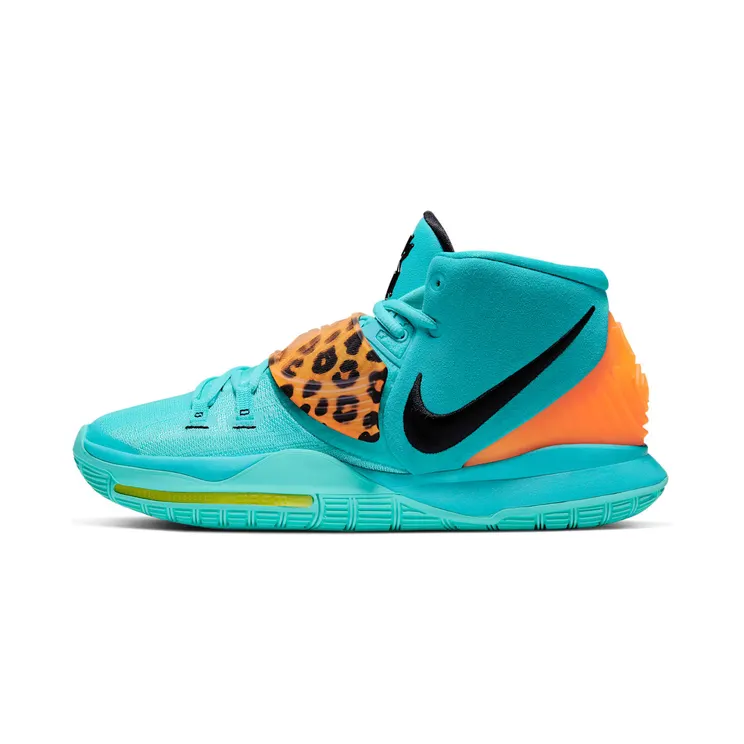 Nike Kyrie 6 “Oracle Aqua / Opti Yellow / Total Orange / Black” (BQ4630-300)