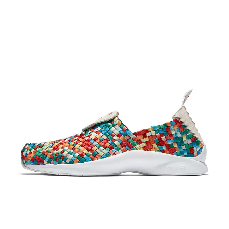 Nike Air Woven Rainbow (2017) Light Bone/Team Orange-Stadium Green-University Red (898028-001)