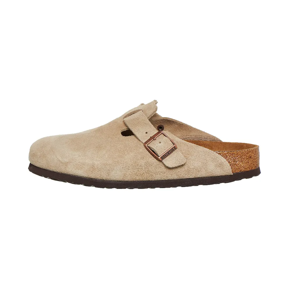 Birkenstock Boston Soft Footbed Suede Taupe (0560771)