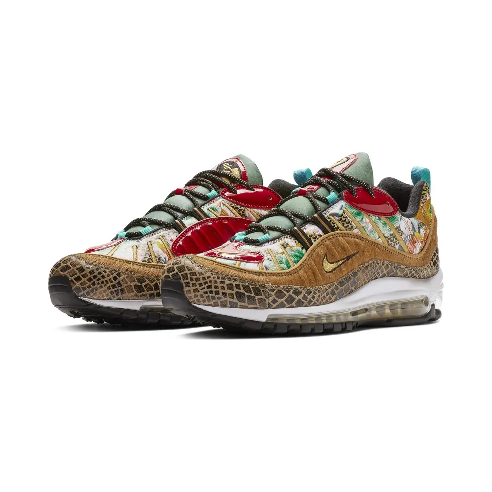 Nike Air Max 98 Chinese New Year (2019) Multi-Color/Metallic Gold-University Red (BV6649-708)