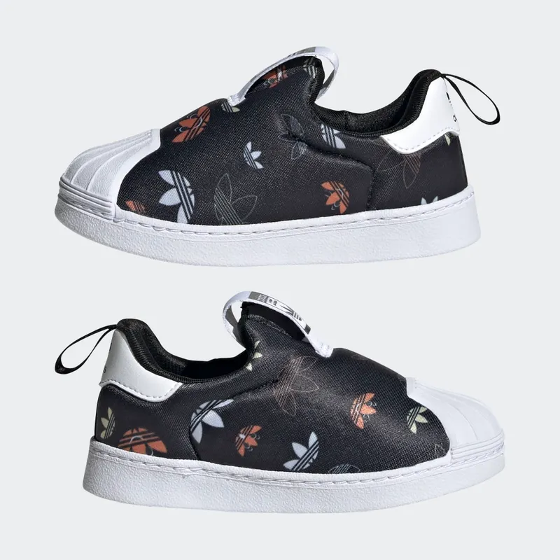 Adidas Superstar 360 Core Black / Cloud White / Semi Impact Orange (GX1870)