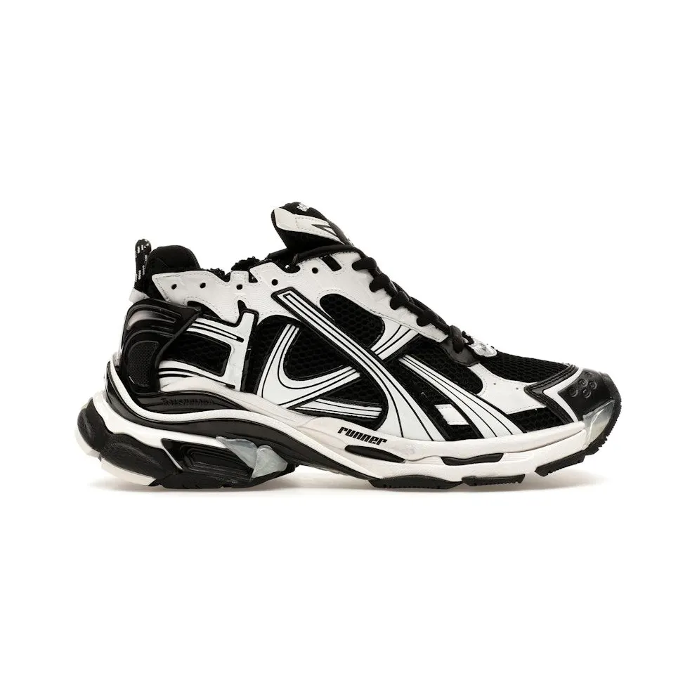 Balenciaga Runner Black White (772774W3RMU9010)