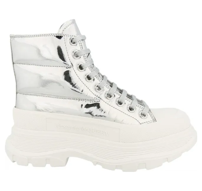 Alexander McQueen Tread Slick Boot Silver (697080W4UR18390)