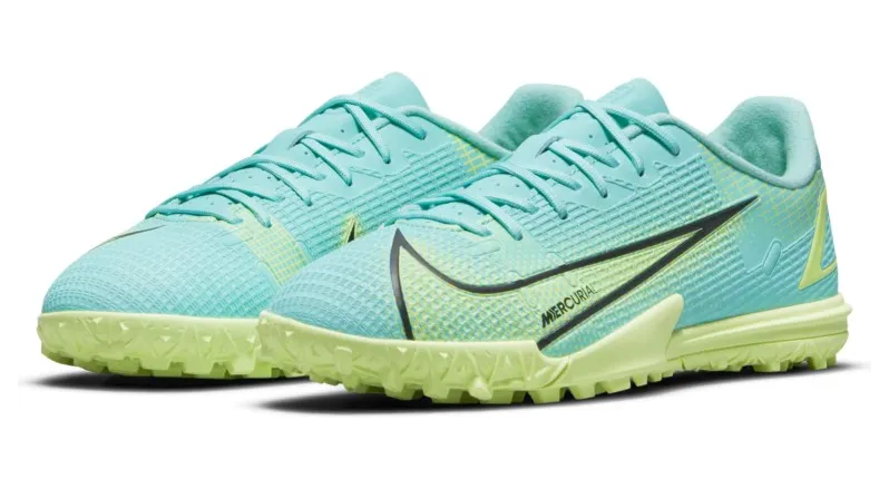 Nike Jr. Mercurial Vapor 14 Academy TF Turf-Fußballschuh für jüngere/ältere Blau (CV0822-403)