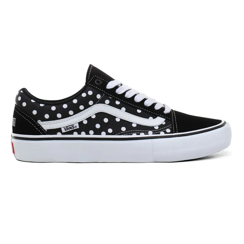 Vans Baker x Old Skool Pro ‘Dustin Dollin – Polka Dots’ Black/Black/True White (VN0A45JCSXD)