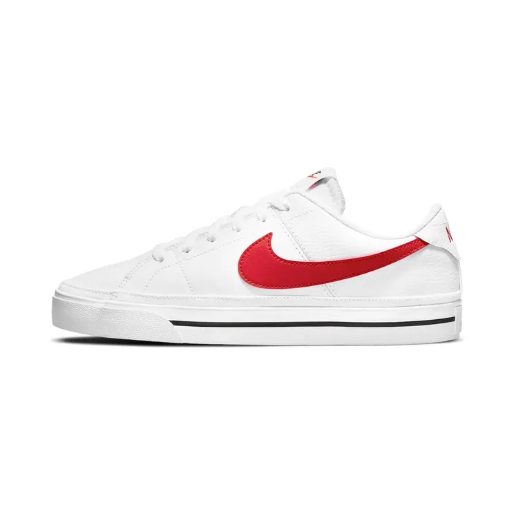 Nike Court Legacy “White / Black / University Red” (CU4150-105)