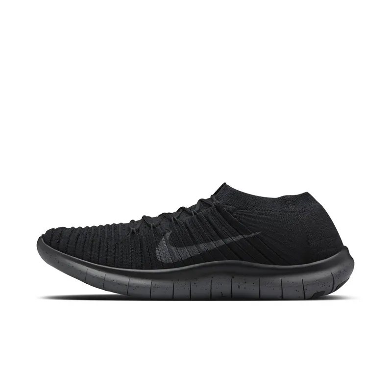 Nike Free RN Motion Flyknit Black Dark Grey Black/Dark Grey-Volt (847659-007)