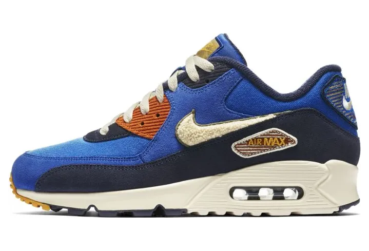 Nike Air Max 90 Premium SE ‘Game Royal Light Cream’ Game Royal/Light Cream-Camper Green (858954-400)