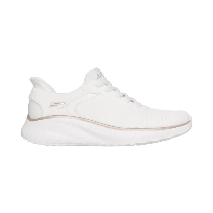 Skechers Slip-ins: BOBS Sport Squad Chaos Wit/Goud