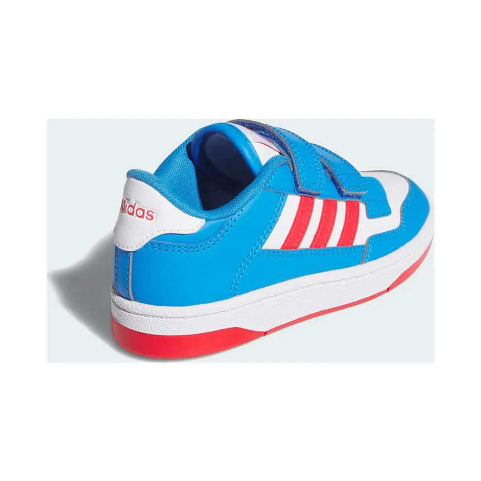 Adidas Rapid Court Kids Lucid Ray Blue / Pure Ruby / Cloud White (JS4765)