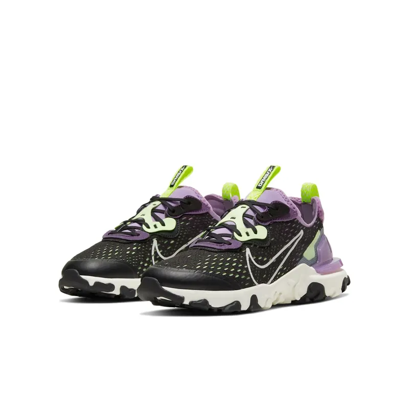 Nike React Vision Black Gravity Purple (GS) Black/Dark Smoke Grey/Gravity Purple (CD6888-002)