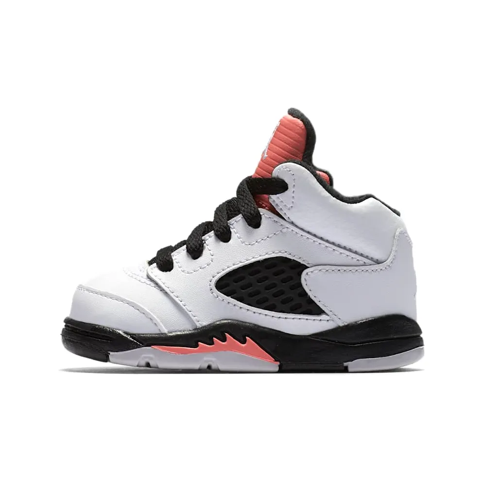 Jordan 5 Retro Sunblush (TD) White/White-Sunblush-Black (725172-115)
