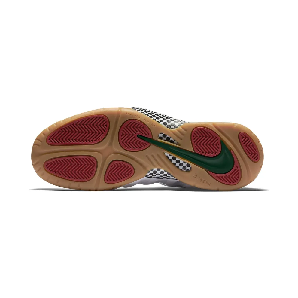 Nike Air Foamposite Pro White Gucci White/White-Gym Red-Gorge Green (624041-102)