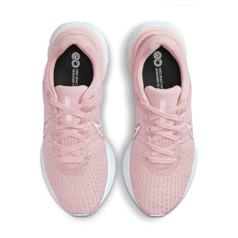 Nike React Infinity Run Flyknit 3 Road Running Pink (DD3024-600)