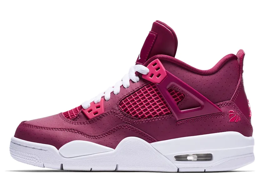 Air Jordan 4 Retro GS Valentines Day “True Berry / White / Rush Pink” (487724-661)