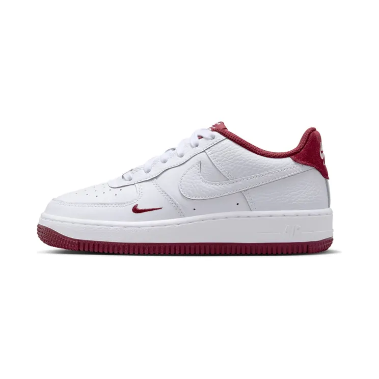 Nike Air Force 1 Low LV8 White Team Red Mini Swoosh “White / Team Red” (HF0952-100)