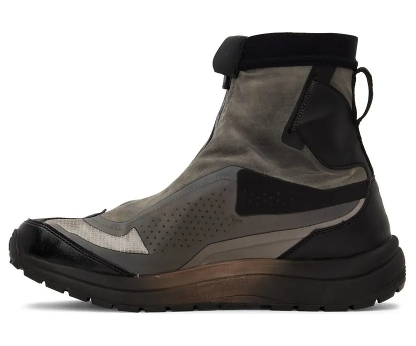 11 by Boris Bidjan Saberi Grey & Black Salomon Edition Bamba 2 High Sneakers (11xS 153) (3)