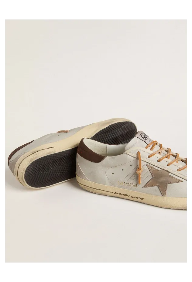 Golden Goose Super-Star With Tobacco-Colored Croc-Print Leather Star And Black Leather Heel Tab (GMF00595.F007338.60601) (3)