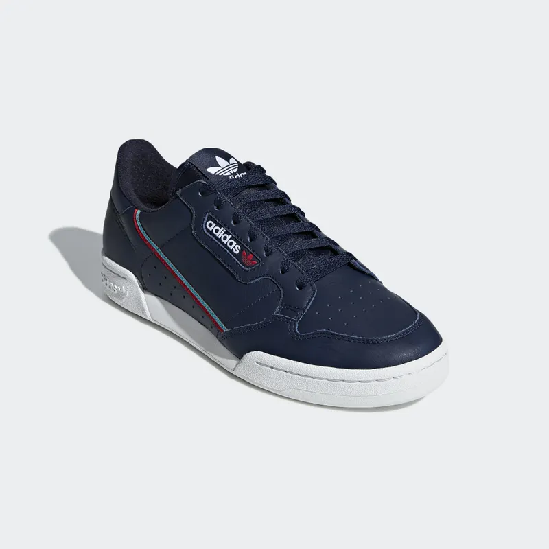adidas Continental 80 Collegiate Navy Collegiate Navy/Scarlet/Hi-Res Aqua (B41670)