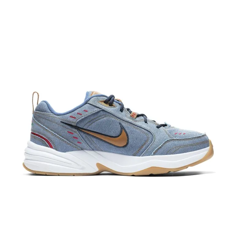 Nike Air Monarch IV Denim College Navy/December Sky-Mystic Navy-Wheat (AV6676-400)