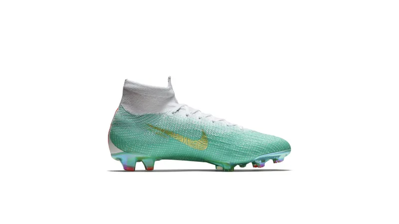 Nike Mercurial Superfly VI Elite CR7 FG Chapter 6 Special Edition Clear Jade/Metallic Vivid Gold-White (AJ3547-391)