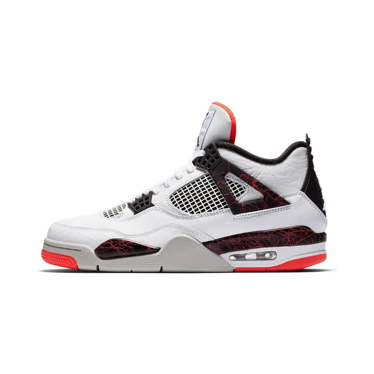 Air Jordan 4 Retro “White / Bright Crimson / Black” (308497-116)