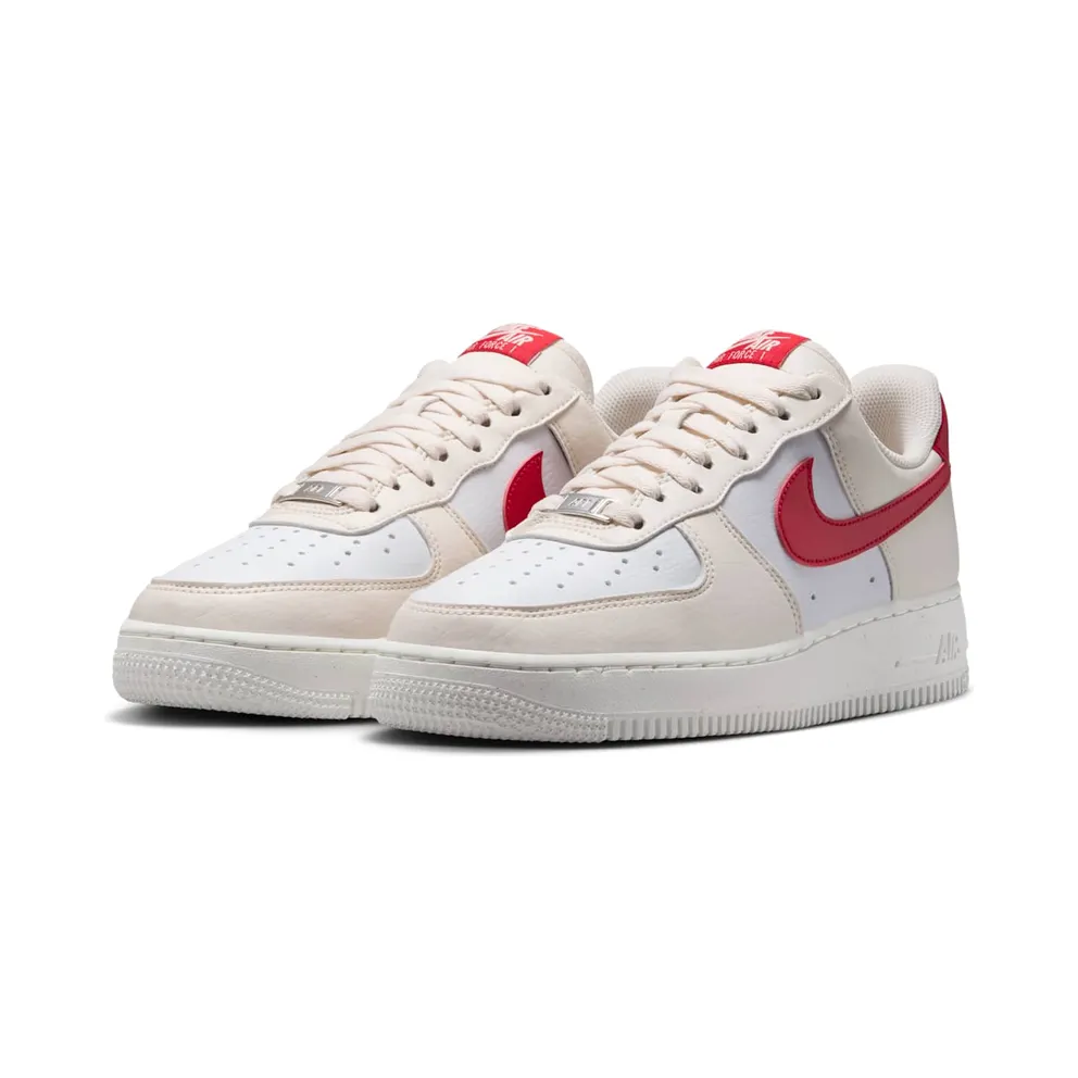 Nike Air Force 1 Low ’07 “Next Nature Pale Ivory University Red” (DC9486-109)