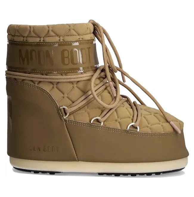 Moon Boot Icon Quilt Low Boot Caramel (80D1409540-M013)