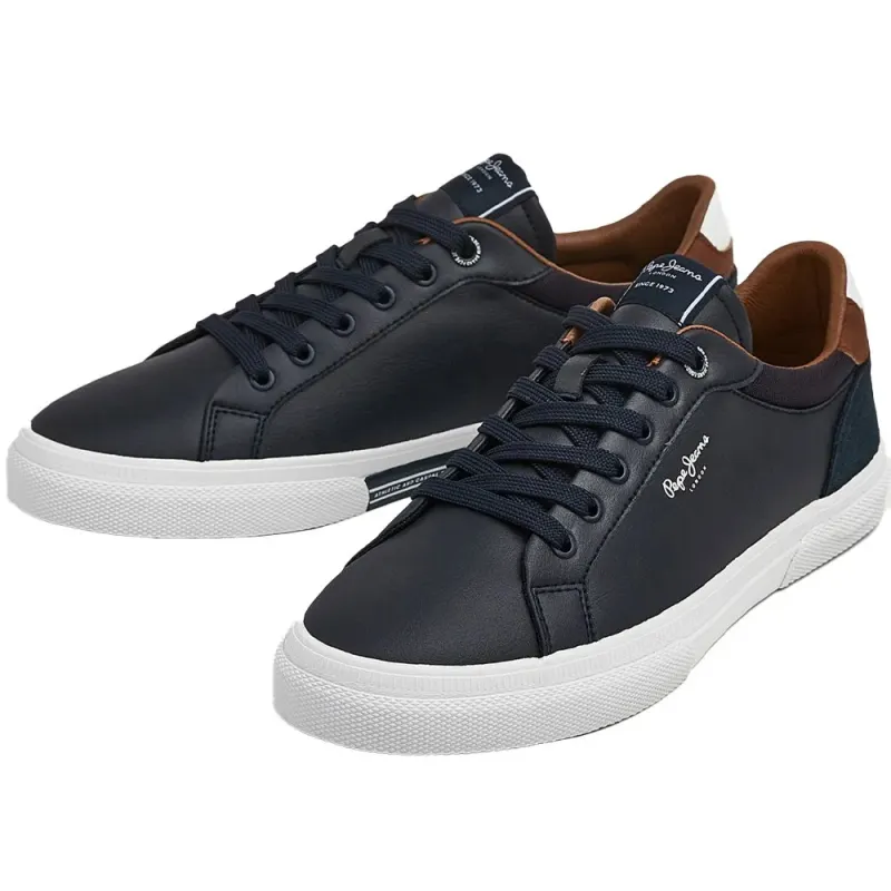 Pepe Jeans PèPè sneaker Navy / Brown / White (PMS30839-595)