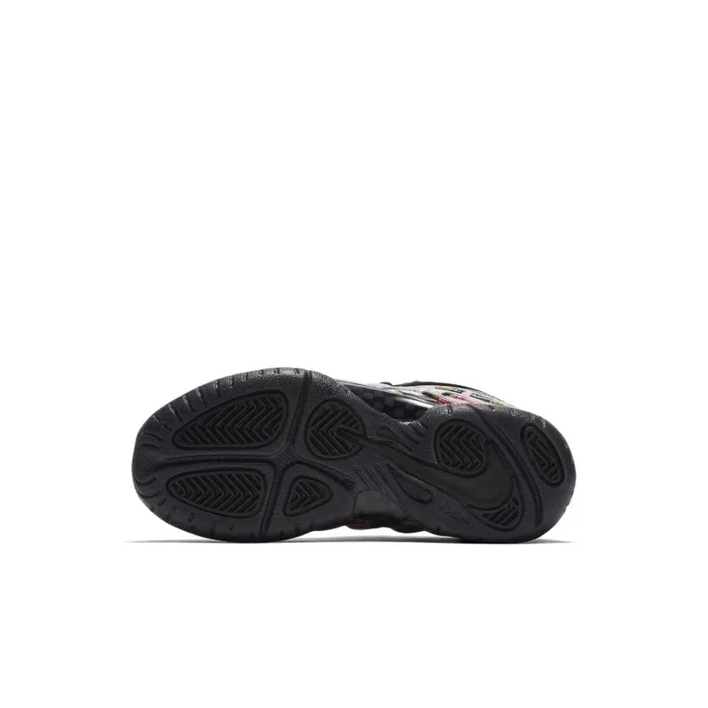 Nike Air Foamposite One Floral (PS) Black/Black-Metallic Gold (AT8249-001)