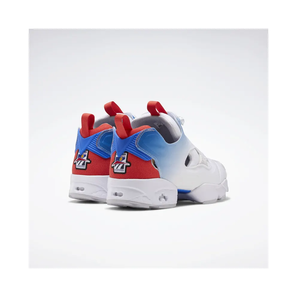 Reebok Instapump Fury Fading Tri-Color White White/Humble Blue-Sterling Grey (Other Brands Other)