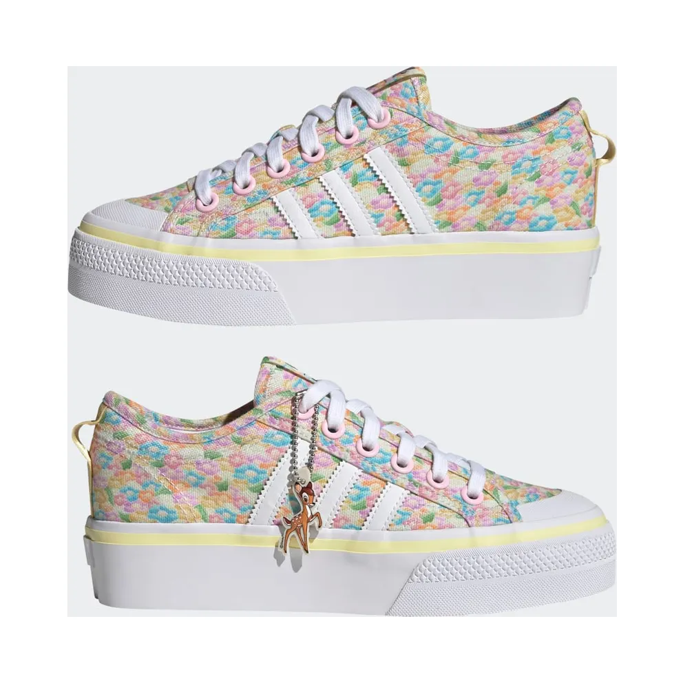 adidas Disney Nizza Platform Clear Pink / Cloud White / Calvi (GV7943)
