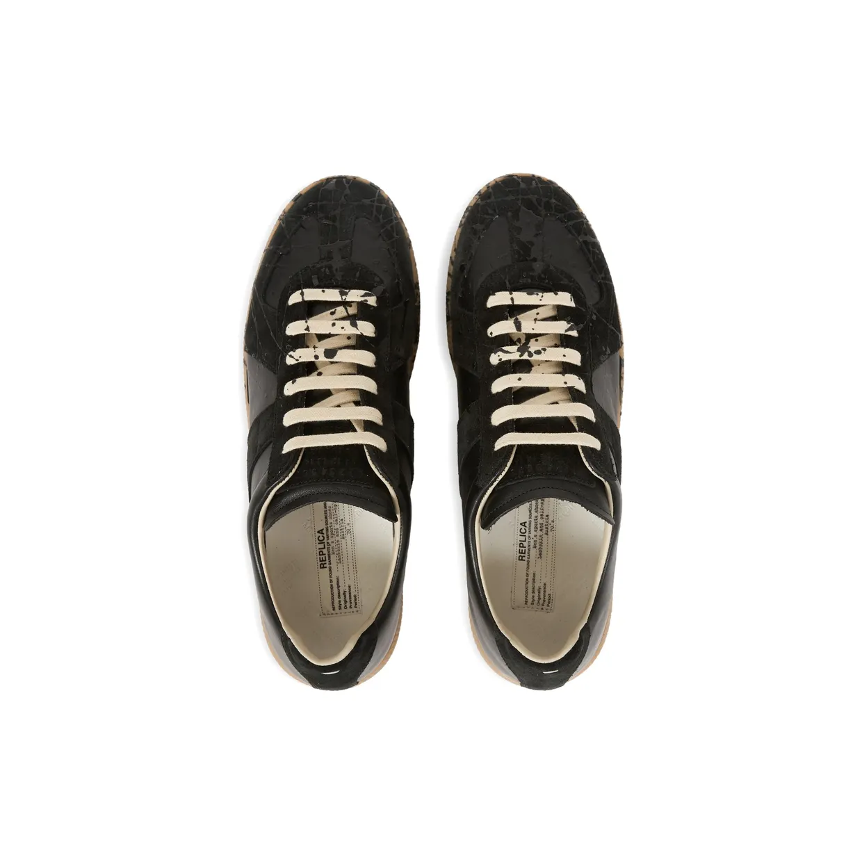 Maison Margiela Replica Paint-splatter “Black” (P7799 S57WS0517 H6851) (3)