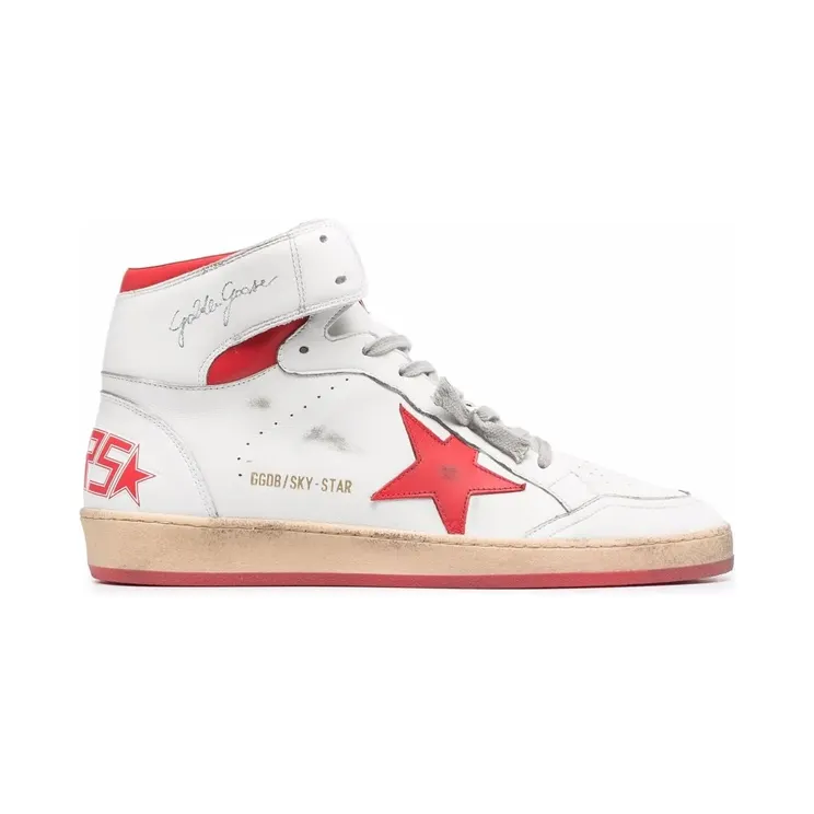Golden Goose Sky-Star High-Top-Sneakers “White” (GWF00230F002190)