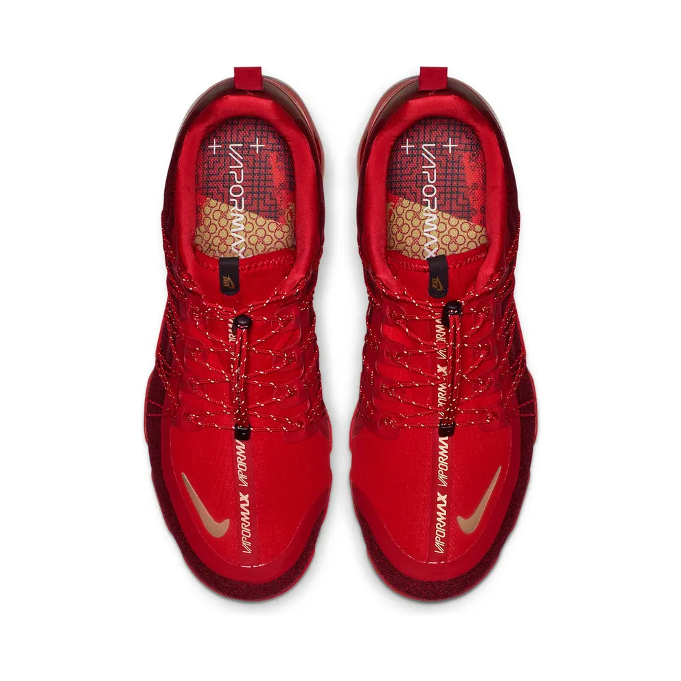 Nike Air VaporMax Run Utility Chinese New Year (2019) University Red/Metallic Gold-Black-Black (BQ7039-600)