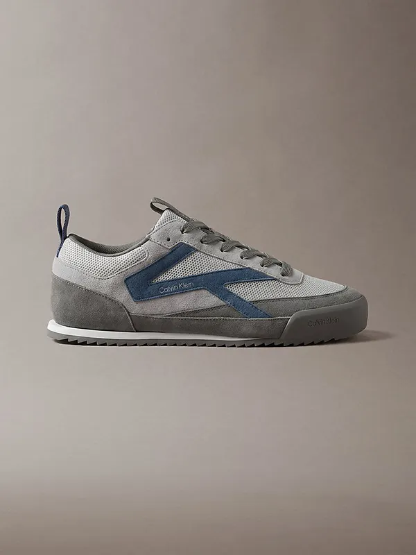 Calvin Klein Ck Kay – Suede Runner “GRANITE GRAY/FORMAL GREY/NAVY TEAL” (HM0HM022080I0)