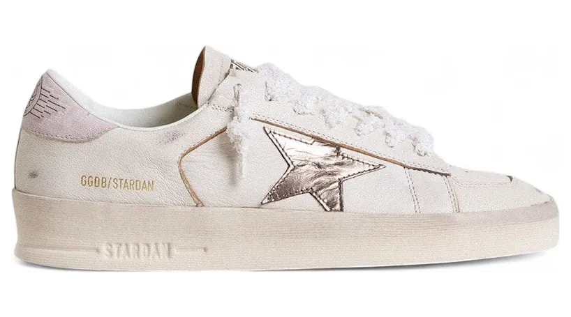 Golden Goose Stardan White Metallic Silver Pink (GWF00128-F007276-82942)