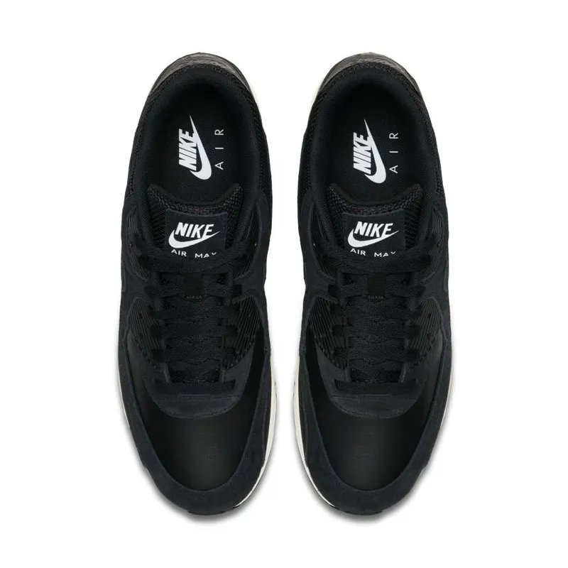 Nike Air Max 90 Ultra 2.0 Leather Black Black/White (924447-001)