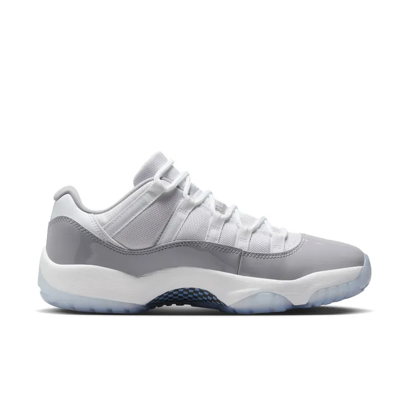 Air Jordan 11 Retro Low White/Cement Grey/University Blue (AV2187-140)