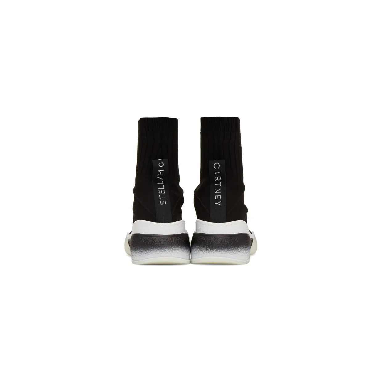 Stella McCartney Black Loop Sock Sneakers (531760 W1IW1) (3)