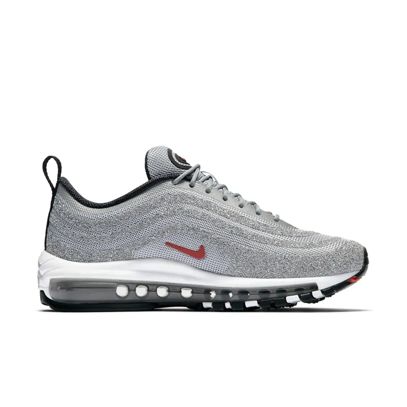 Nike Air Max 97 LX Swarovski Silver Bullet (W) Metallic Silver/Varsity Red-White-Black (927508-002)