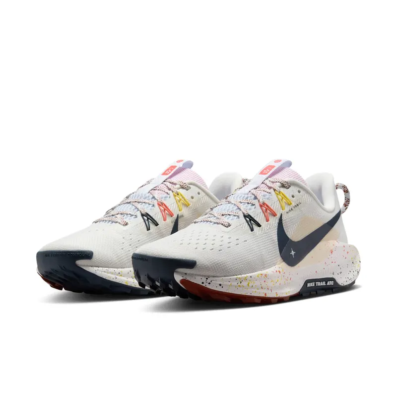 Nike React Pegasus Trail 5 Summit White Football Grey Pink Foam Armory Navy (DV3865-102)