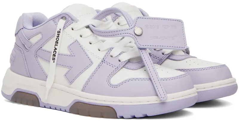 Off-White Out Of Office “White/Purple” (OWIA259F22LEA0010136)