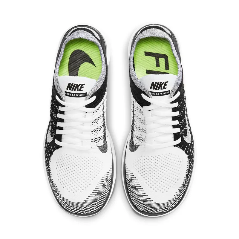 Nike Free 4.0 Flyknit White Black (631053-100)