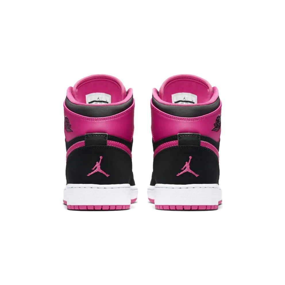 Jordan 1 Retro High Black Vivid Pink (GS) Black/Vivid Pink-White (332148-008)