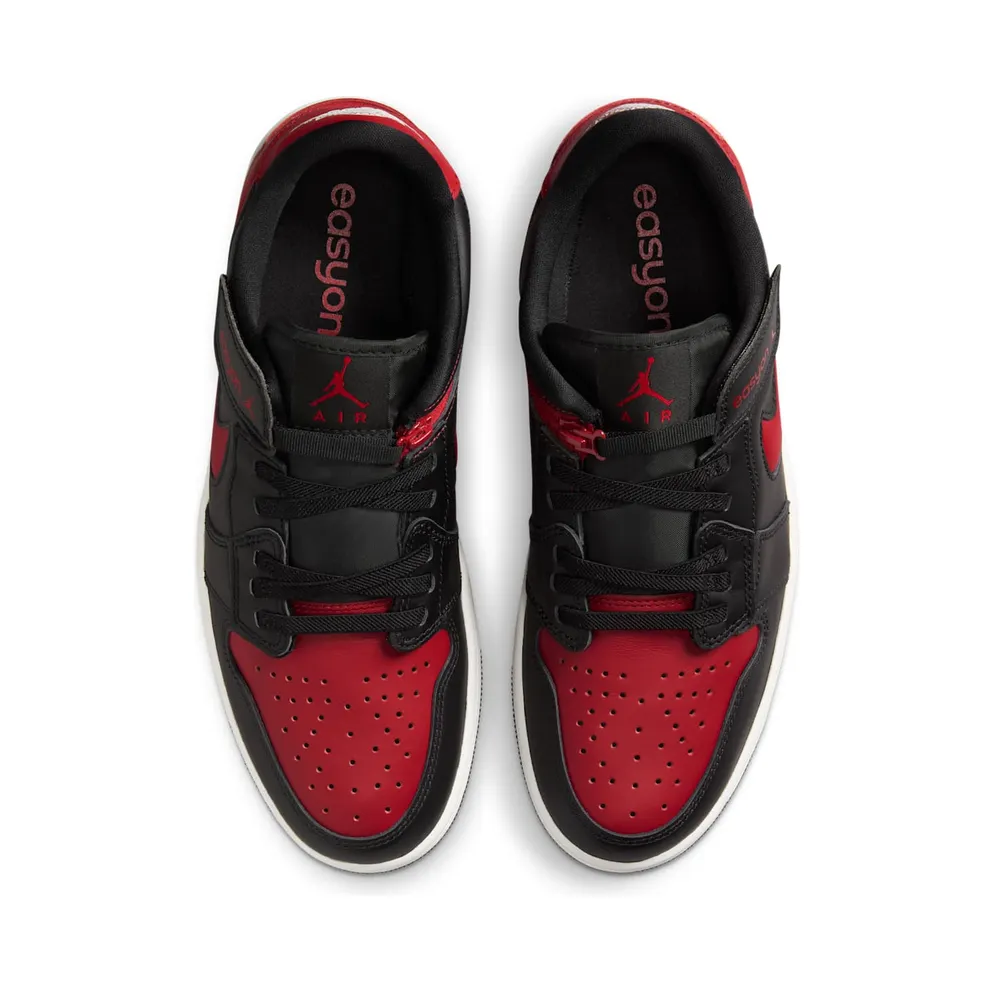 Jordan 1 Low FlyEase Black Summit White Varsity Red (DM1206-067)