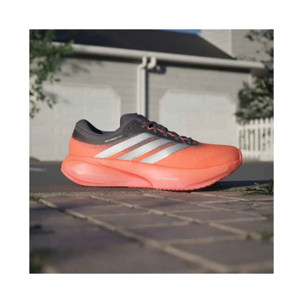 Adidas Supernova Rise 3 Running Shoes Aurora Onix / Silver Metallic / Lucid Orange (JP8689)