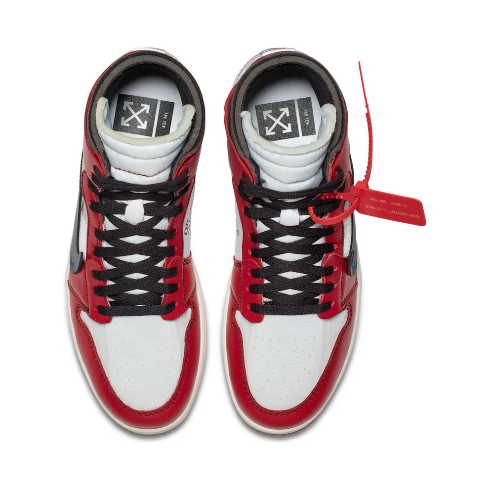 Air Jordan x Off White Nike AJ I 1 Chicago ‘The 10 Ten’ (2017) (AA3834-101)